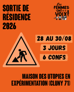 Sortie de chantier confs 2026