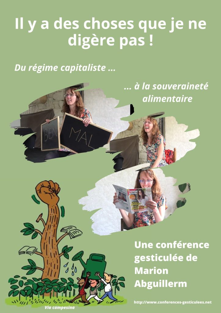 Marion ABGUILLERM - Conférence gesticulée "Il y a des choses que je ne digère pas !"